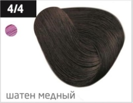 OLLIN Крем-кр д/в 100мл 4/4 шатен.медный.