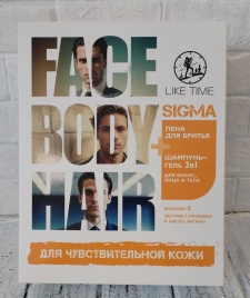 ПН муж.LIKE TIME SIGMA (ш-нь-гель 250+пена д/бр 180)