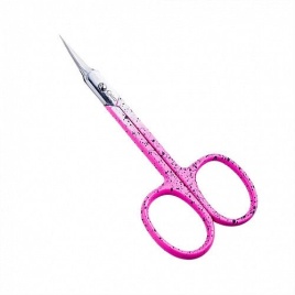 СС  С-317 Ножницы для кутикулы розовые изогнутые