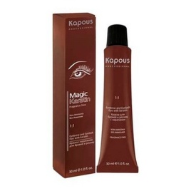 Kapous MAGIC KERATIN Краска д/бровей и ресниц графит 30мл