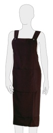 DEWAL BP09055 Фартук мастера д/стрижки полиэстер черный 102х95см