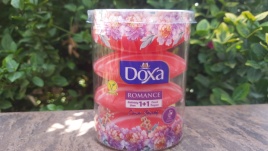 DOXA Мыло туалет.в стакане 2-х цв.4х90г Romance
