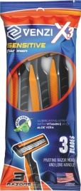 VENZI Станок бритв.однораз.X 3 3шт.