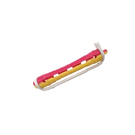 HAR 10553-09 Бигуди пласт. (коклюшки) д/хим.завив. корот. желто-крас 9/70мм 12шт