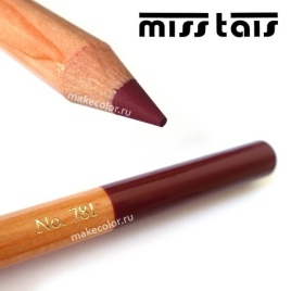 Мисс Таис Кар-ш д/губ дер.№781 т.бургунд