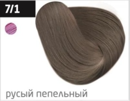OLLIN Крем-кр д/в 100мл 7/1 русый пепел 