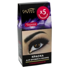 Galant Visage Краска д/бров/ресн.тон ЧЕРНЫЙ