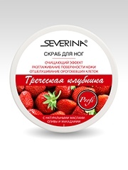 S-A Скраб д/ног 200мл Греческая клубника