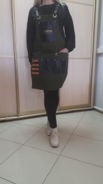СС  Фартук т.зеленый