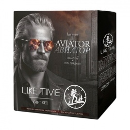 ПН муж. LIKE TIME  АВИАТОР (гель д/душа 250+ш-нь 250)