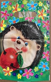 Пакет с вруб.ручк.20х30 "Ёжик" детский (100)