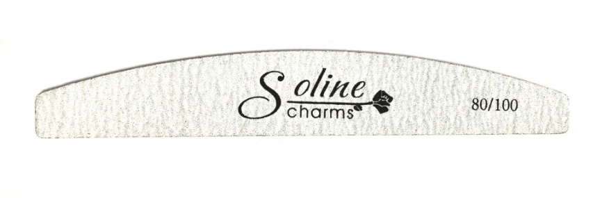 SOLINE Пилка серая лодка 80/100 (20шт.в уп.) фото 1