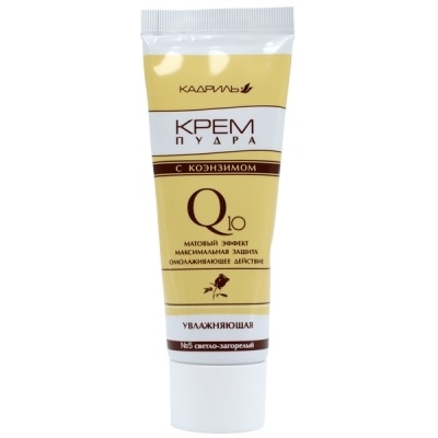 Кадриль Крем тон.Q10 №5 св.загорелый 40мл.АКЦИЯ+(до 08.23) фото 1