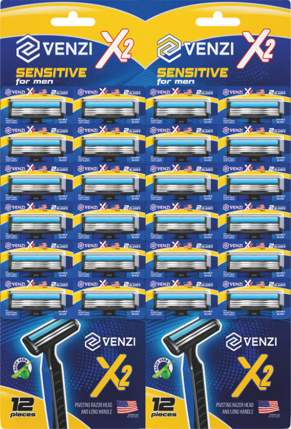 VENZI Станок бритв.однораз.X 2 фото 1