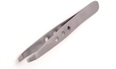 SS АТ-965 Пинцет косой с отв.  фото 1