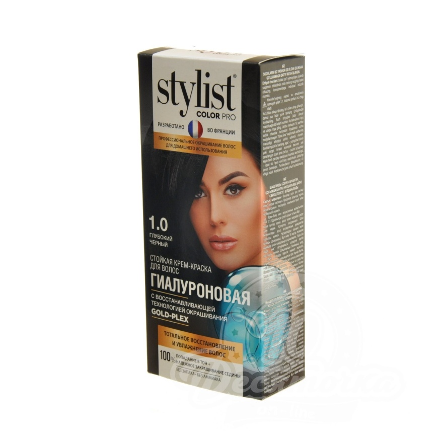STYLIST Кр-кр Гиалурон.115мл 1.0 Глубокий черный фото 1