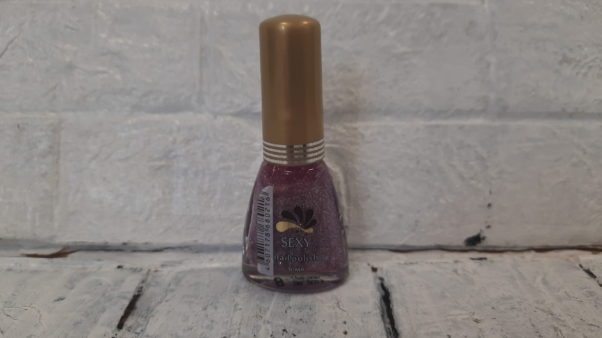 S-A Лак д/н 6мл SEXY №008 сирень блест. фото 1