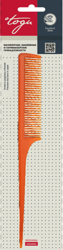 TOGU 1203 Гребень пласт.д/проборов микс 220мм фото 1
