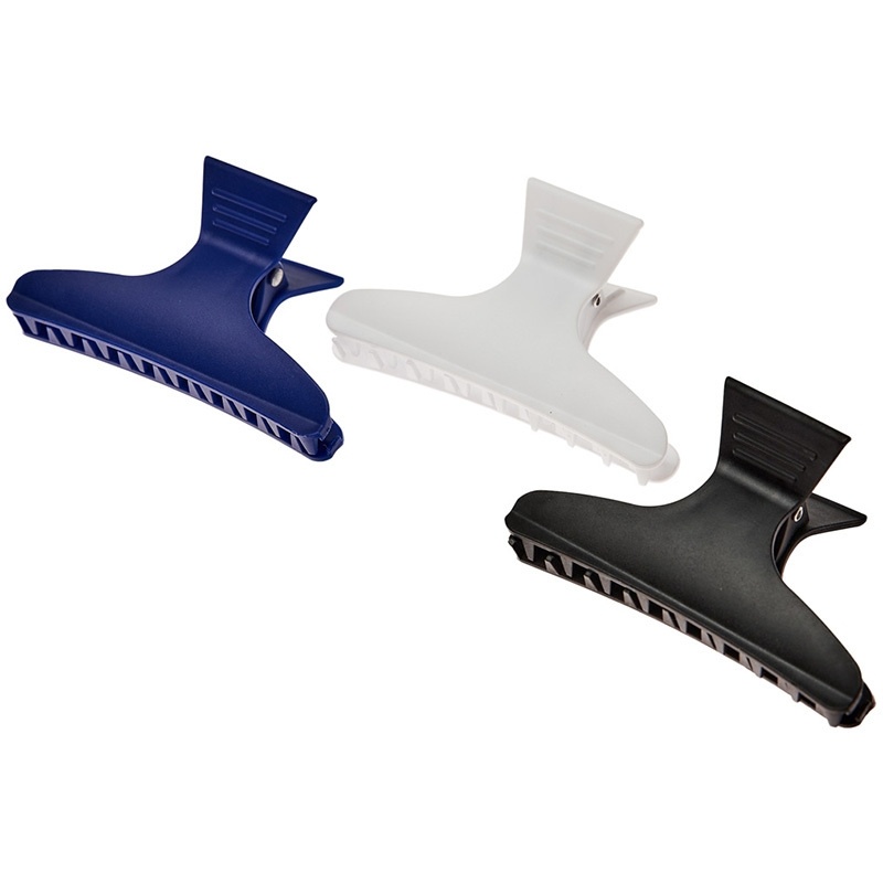 HAR 10896-mix Зажим д/вол. "бабочка" цветн. 12шт. фото 1