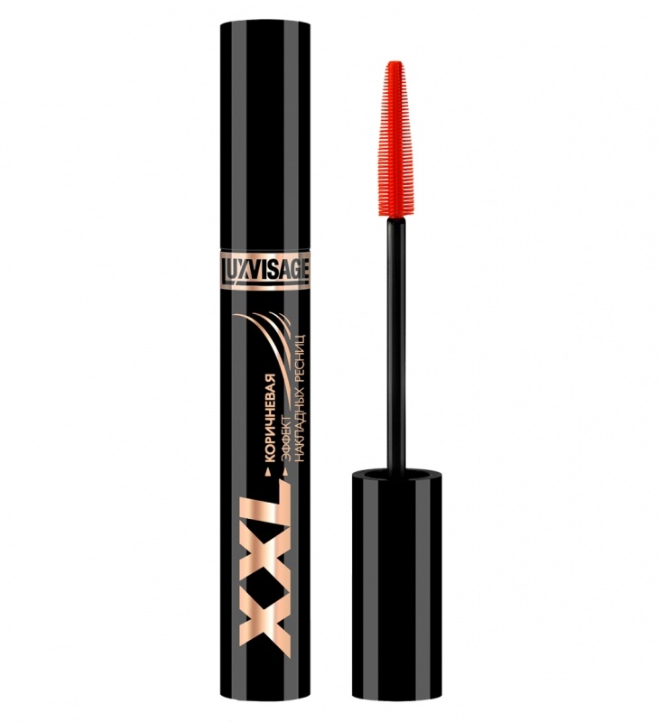 LUX visage Тушь д/ресн.XXL Коричневая Суперобъем/Эф.накл.ресн. 9г  фото 1