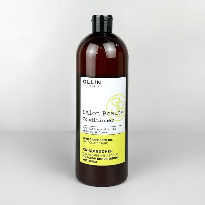 OLLIN BS Конд.1000мл с Маслом виногр.косточки д/окраш. фото 1