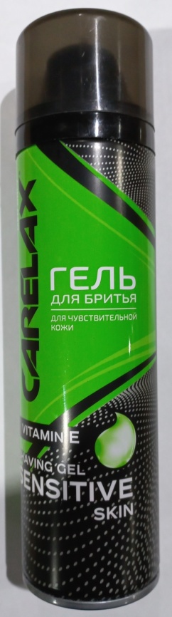 Carelax Гель для бритья 200мл Sensitive фото 1