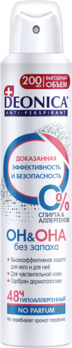 DEONICA Дез.спрей 200мл Он&Она (без запаха) фото 1