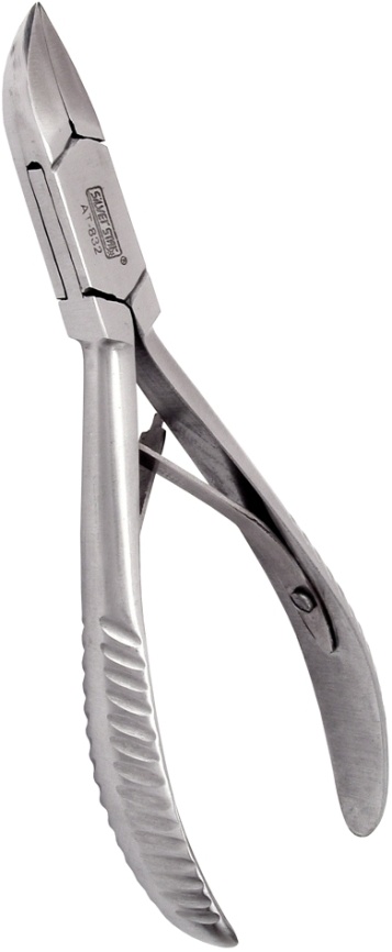SS АТ-832 Кусачки (17мм) ман. д/ногт.вогнутое лезвие  фото 1