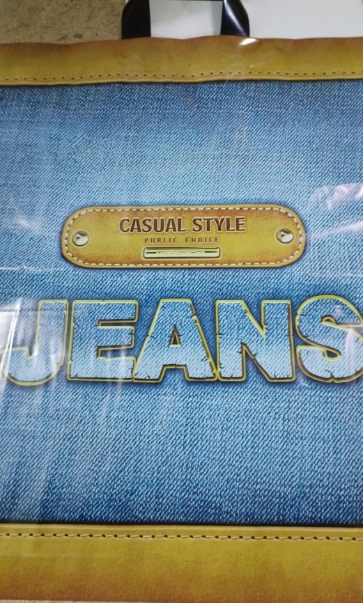 Пакет-петля 60х50 Джинс (25) фото 1