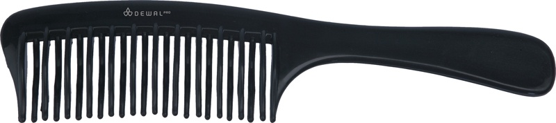 DEWAL CO-6832 Гребень Эконом 2-ой черный 20см фото 1