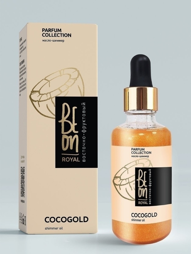 BeOn Royal Масло-шиммер мерц.д/тела/лица 50мл Cocogold фото 1