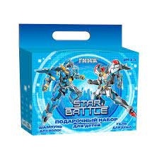 ПН №200 Тими Star Battle синий с тату (ш-нь+гель д/д) фото 1