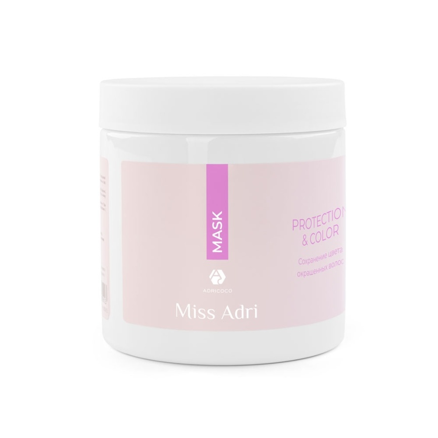 ADRICOCO MISS ADRI Color  Маска д/в д/окр 500мл. фото 1
