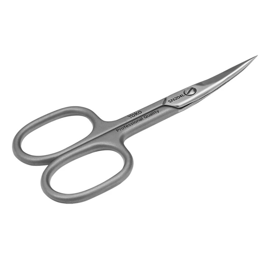 YOKO/204L SN  Ножницы маникюр. д/левши фото 1