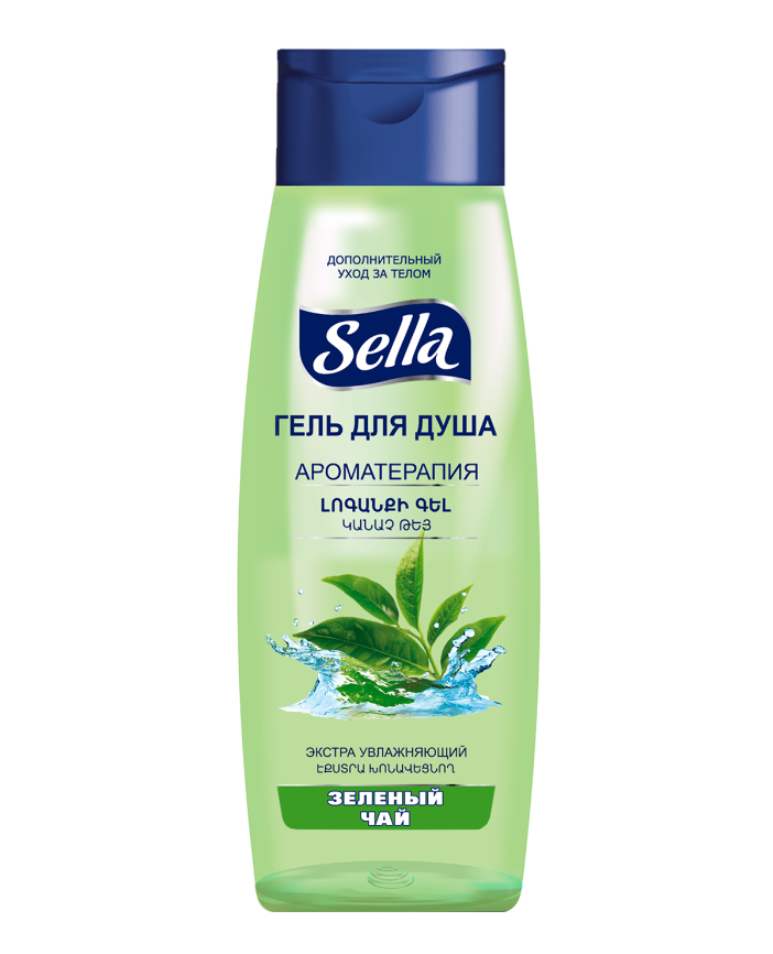SELLA Гель д/душа 300мл Зеленый чай фото 1