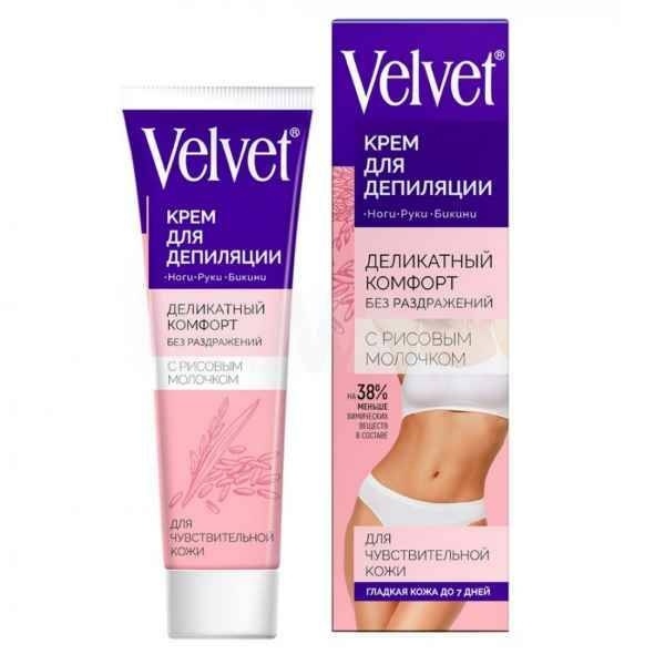 Вельвет деп.100мл д/чувств.кожи Рис.молочко фото 1