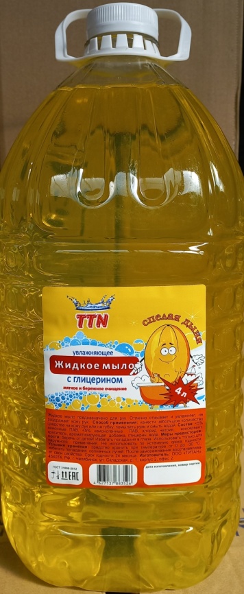 ТИТАН Мыло жидк.4л Спелая дыня (ПЭТ) фото 1