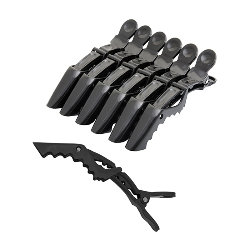 HAR 10903-15 Зажим пластик. усиленные medium черн. 6шт. фото 1