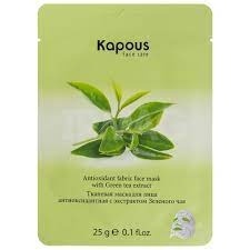 KAPOUS FC Маска тканевая д/л 25г антиоксид.Зел.чай фото 1
