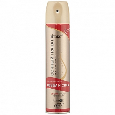 ВИТ ГРАНАТ  Лак д/вол Объем и Сила 300мл экстра с.ф. фото 1