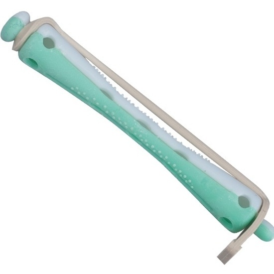 HAR 10553-06 Бигуди пласт. (коклюшки) д/хим.завив. корот. бело-зел 6*70мм 12шт фото 1