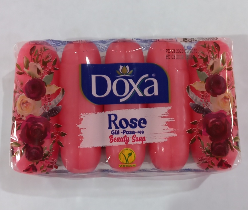 DOXA Мыло туалет.экопак 5х55г Роза фото 1