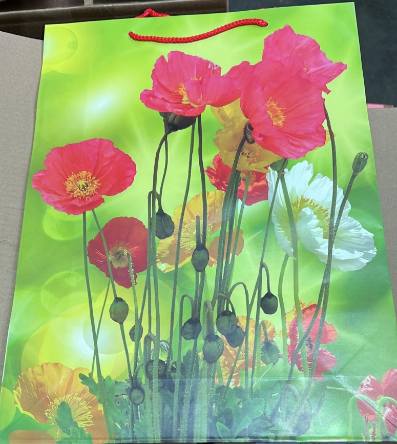 Сумка ламин.33х45 ЦВЕТЫ (10) фото 1