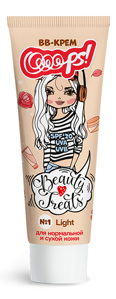 Галант  Ooops ВВ-Крем тон.д/норм/к  №1 Лайт фото 1