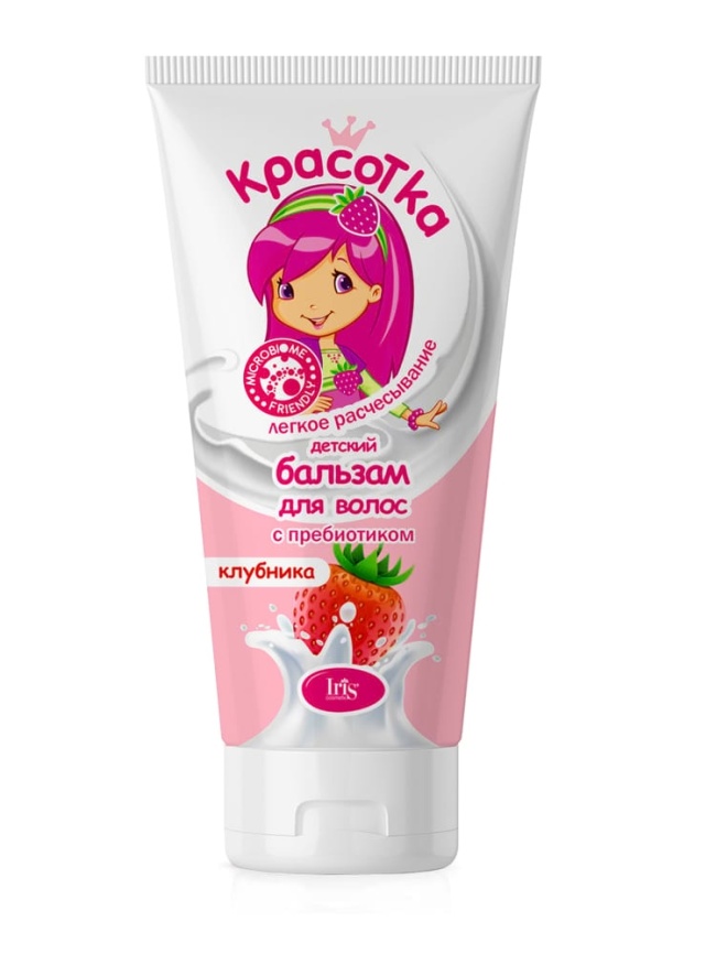 IRISКРАСОТКА Дет. БАЛЬЗАМ д/в Клубника 180мл. фото 1