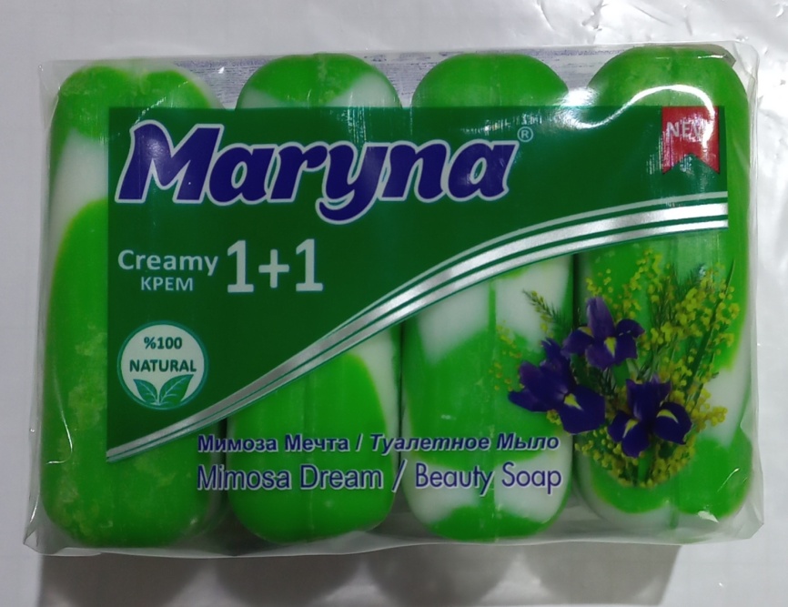 MARYNA т/мыло крем 1+1 Экопак 4х90г Мимоза Мечта фото 1