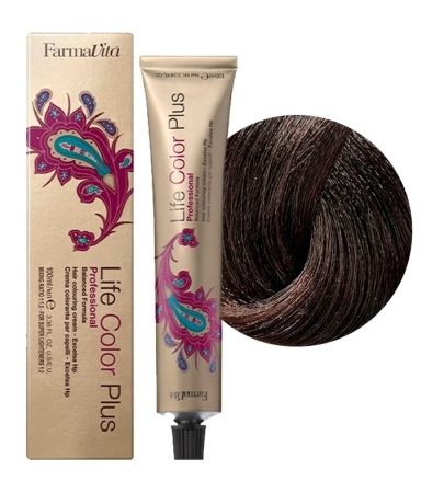 FARMAVITA LC+ Ст.кр-кр 100мл 4.52 Каштан.шоколад.(Красное дерево) фото 1