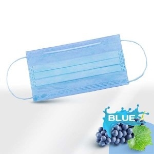 SZM Маска мед.3-х сл.(3шт.) голубые фото 1