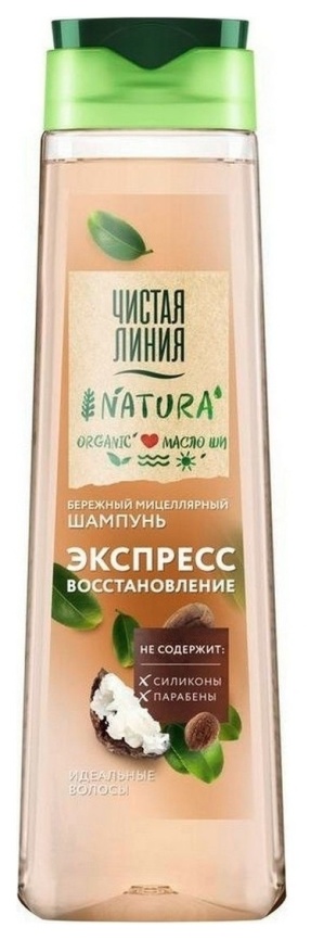 Ч.Линия Ш-нь Миц.Идеал.вол.Масло Ши 400мл фото 1