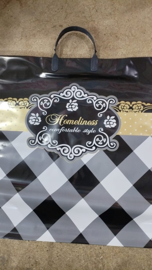 Пакет с пласт.ручк.больш.40*40 ХОМЕЛИН (10) фото 1